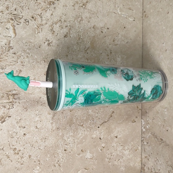 Starbucks 2022 Holiday Enchanted Forest 24oz Acrylic Tumbler - Picture 2 of 7